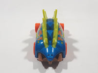 2019 Hot Wheels Dino Riders Motosaurus Blue Die Cast Toy Car Vehicle