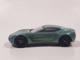 2018 Hot Wheels HW Exotics Aston Martin One-77 Metallic Green Die Cast Toy Car Vehicle