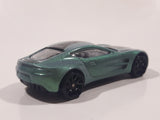 2018 Hot Wheels HW Exotics Aston Martin One-77 Metallic Green Die Cast Toy Car Vehicle