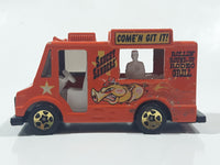 2002 Hot Wheels Wild Frontier Good Humor Truck Saucey Sanders' Orange Catering Food Truck Die Cast Toy Car Vehicle