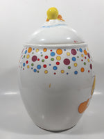 2007 Tindex Warner Bros. Looney Tunes Tweety Bird Colorful Dots 9 1/2" Tall Ceramic Cookie Jar