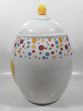 2007 Tindex Warner Bros. Looney Tunes Tweety Bird Colorful Dots 9 1/2" Tall Ceramic Cookie Jar