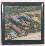 Nuevo Vallarta Nayarit Mexico 2 3/8" x 2 3/8" Wood Fridge Magnet Travel Souvenir