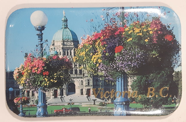 Victoria, B.C. 1 3/4" x 2 3/4" Metal Fridge Magnet Travel Souvenir