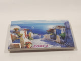 Corfu Greece 2 1/8" x 3 1/8" Raised Ceramic Fridge Magnet Travel Souvenir