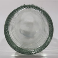 Pepsi 8 3/4" Tall 237mL Embossed Clear Glass Soda Pop Bottle