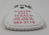 Vintage Centre City Texaco Prince George B.C. 1 3/8" x 2 3/8" Key Chain