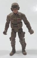 Chap Mei Style Soldier in Brown 4" Tall Toy Action Figure