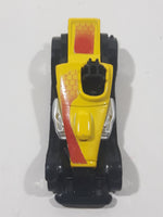 2002 Hot Wheels Geothermal Blast Ramp and Gate Super Comp Dragster Yellow Die Cast Race Car Toy Vehicle - McDonald's Happy Meal 4/6