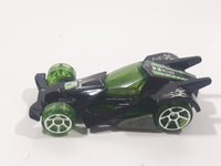 2005 Hot Wheels McDonald's AcceleRacers RD-04 Black & Lime Green Die Cast Toy Car Vehicle