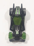 2005 Hot Wheels McDonald's AcceleRacers RD-04 Black & Lime Green Die Cast Toy Car Vehicle