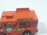 2002 Hot Wheels Wild Frontier Good Humor Truck Saucey Sanders' Orange Catering Food Truck Die Cast Toy Car Vehicle Missing the Man