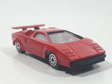 Vintage Soma 1985 Lamborghini Countach LP500 Red Die Cast Toy Car Vehicle