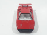 Vintage Soma 1985 Lamborghini Countach LP500 Red Die Cast Toy Car Vehicle