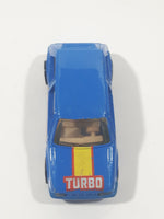 1991 Hot Wheels Renault 5 GT Turbo Blue Die Cast Toy Car Vehicle