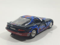 Rare 2006 RC2 Racing Champions NHL Vancouver Canucks Dodge Viper Dark Blue 1/64 Scale Die Cast Toy Car Vehicle