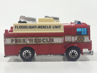 Matchbox Mack Auxiliary Power Truck Flood Light Rescue Unit Fire Truck 1/84 Scale Die Cast Toy Car Vehicle