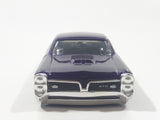 Hot Wheels G Machines '67 Pontiac GTO Dark Purple 1/50 Scale Die Cast Toy Muscle Car Vehicle with Rubber Tires