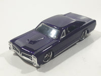 Hot Wheels G Machines '67 Pontiac GTO Dark Purple 1/50 Scale Die Cast Toy Muscle Car Vehicle with Rubber Tires