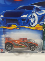 2002 Hot Wheels Cold Blooded Speed Shark Metallic Orange Die Cast Toy Car Vehicle New in Package