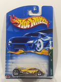 2002 Hot Wheels Cold Blooded Vulture Yellow Die Cast Toy Car Vehicle New in Package