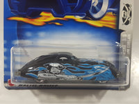 2003 Hot Wheels Boulevard Buccaneers Phantom Corsair Metalflake Black Die Cast Toy Car Vehicle New in Package