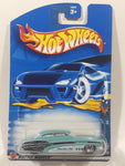 2002 Hot Wheels Spares 'N Strikes So Fine Turqoise Die Cast Toy Car Vehicle New in Package