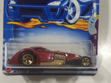 2002 Hot Wheels Trump Cars Hammered Coupe Metalflake Dark Red Die Cast Toy Car Hot Rod Vehicle New in Package