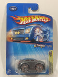 2005 Hot Wheels First Editions Blings Chrysler 300C Dark Grey Die Cast Toy Car Vehicle New in Package