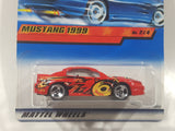 2000 Hot Wheels Kung Fu Force '99 Mustang Red Die Cast Toy Car Vehicle New in Package