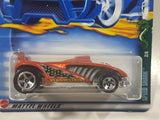 2002 Hot Wheels Cold Blooded Speed Shark Metallic Orange Die Cast Toy Car Vehicle New in Package