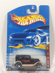 2002 Hot Wheels Wild Frontier '32 Ford Delivery Truck Black Die Cast Toy Car Vehicle New in Package