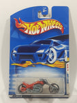 2000 Hot Wheels Blast Lane Motorcycle Orange Die Cast Toy Motorbike Vehicle New in Package