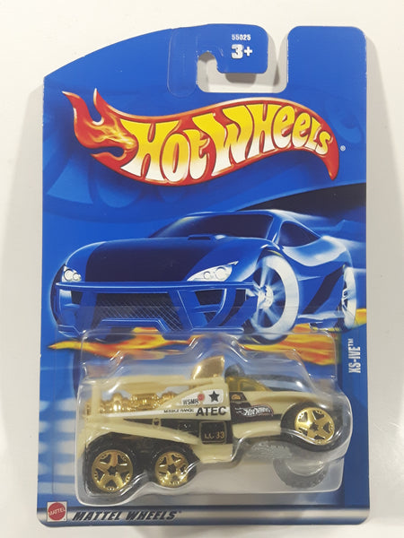 2002 Hot Wheels XS-IVE Tan Beige Off-Roading Die Cast Toy Racing Car Vehicle New in Package