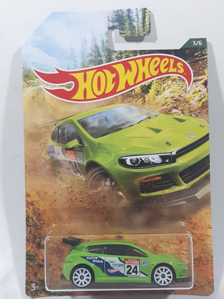 2019 Hot Wheels Rally Sport Volkswagen Scirocco GT24 Green Die Cast Toy Car Vehicle New in Package