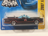 2007 Hot Wheels First Editions DC Comics Batman TV Batmobile Black Die Cast Toy Car Vehicle New in Package