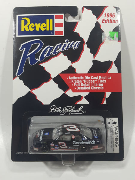 1996 Revell Racing NASCAR #3 Dale Earnhardt GM Goodwrench Chevrolet Monte Carlo Black Die Cast Toy Race Car Vehicle New in Package Sealed