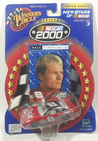 2000 Hasbro Winner's Circle Limited Series New Stars of Nascar #8 Dale Earnhardt Jr. Chevrolet Monte Carlo Red Die Cast Toy Race Car Vehicle and Collector Card New in Package