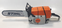 Stihl Brand Plastic Toy Chainsaw with Sound Working with Some Damage