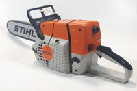 Stihl Brand Plastic Toy Chainsaw with Sound Working with Some Damage