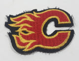 Calgary Flames NHL Hockey Team Logo 1 3/4 x 2 1/4" Embroidered Fabric Sports Patch Badge