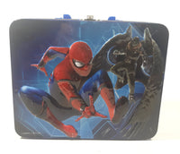 2017 Marvel Spider-Man Embossed Tin Metal Lunch Box