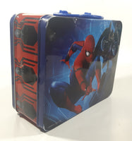 2017 Marvel Spider-Man Embossed Tin Metal Lunch Box