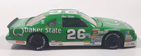 1991 Revell Racing NASCAR #26 Brett Bodine Ford Thunderbird Quaker State Green 1/24 Scale Die Cast Toy Car Vehicle with Opening Hood