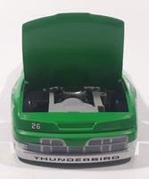 1991 Revell Racing NASCAR #26 Brett Bodine Ford Thunderbird Quaker State Green 1/24 Scale Die Cast Toy Car Vehicle with Opening Hood