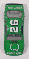1991 Revell Racing NASCAR #26 Brett Bodine Ford Thunderbird Quaker State Green 1/24 Scale Die Cast Toy Car Vehicle with Opening Hood