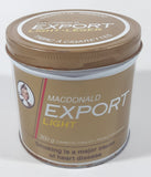 Vintage Macdonald's Export Light Cigarette Tobacco Gold Tin Metal Can