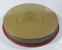 Always Coca Cola Red 13 1/4" Round Metal Beverage Serving Tray