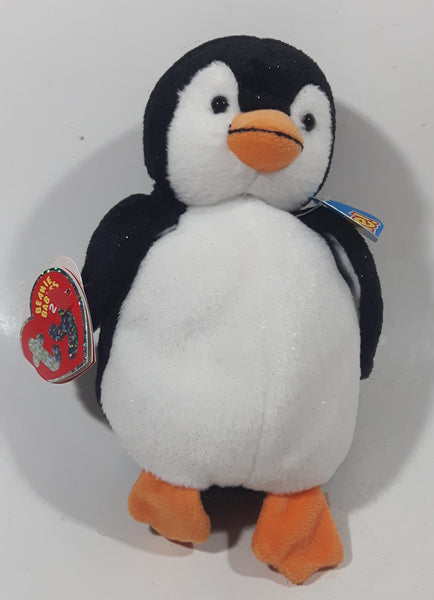 2007 Ty Beanie Babies 2.0 Chill The Penguin Stuffed Plush Toy New with Tags