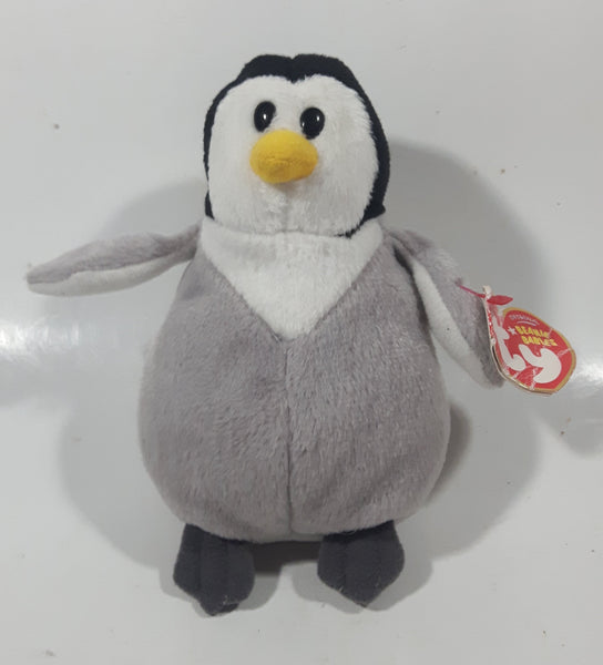 2006 Ty Beannie Babies Slapshot Penguin Stuffed Plush Toy with Tags